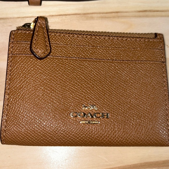 Coach Brown Leather cardholder/key wallet - Picture 2 of 4